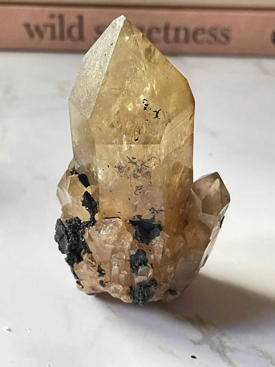 Natural Kundalini Citrine: Untreated Congo Yellow Crystal